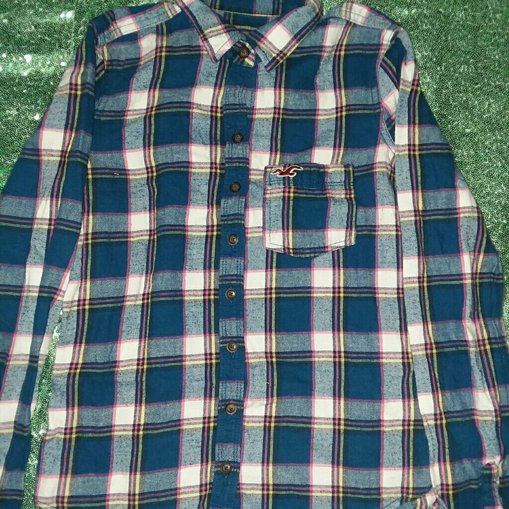 ⭐HOLLISTER FANNEL LONG SLEEVE ⭐